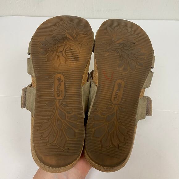 Eurosoft By Sofft Comfort Slide Sandals Shoes Gwenda Leather Euro Soft Size 9.5 - Picture 9 of 11